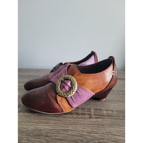 Women's L'Artiste by Spring Step Heeled Loafer Size 37 US 6-6.5 - Picture 1 of 8